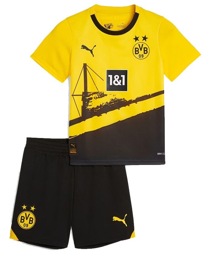 Kit infantil I Borussia Dortmund 2023 2024 Puma oficial
